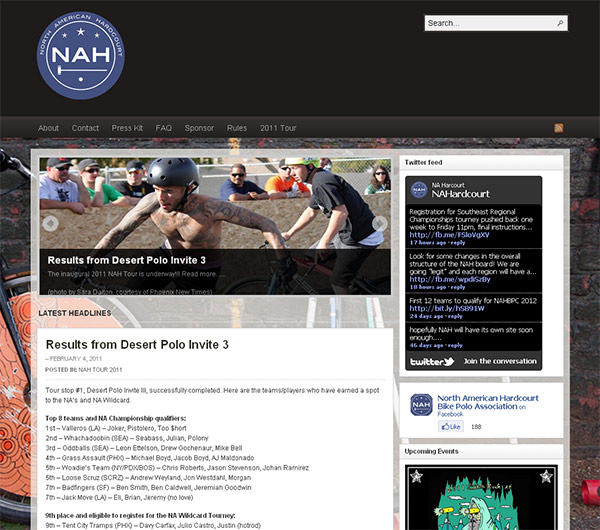 North American Hardcourt website
